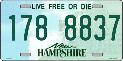 NH license plate 1788837