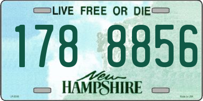NH license plate 1788856