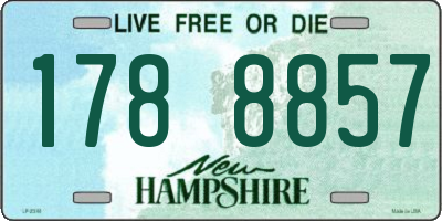 NH license plate 1788857