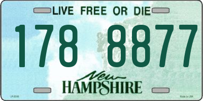 NH license plate 1788877