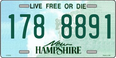 NH license plate 1788891