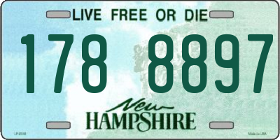 NH license plate 1788897