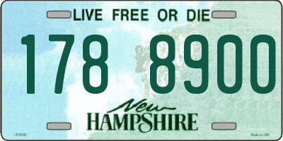 NH license plate 1788900