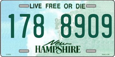 NH license plate 1788909
