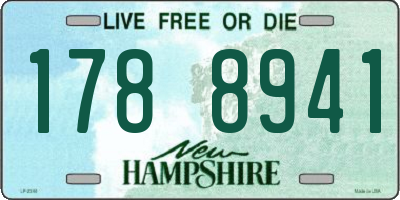 NH license plate 1788941