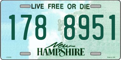 NH license plate 1788951