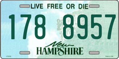 NH license plate 1788957
