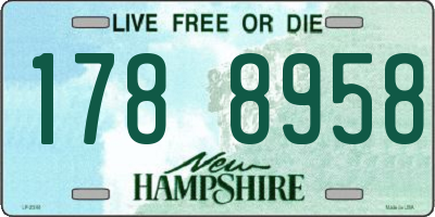 NH license plate 1788958