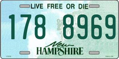 NH license plate 1788969