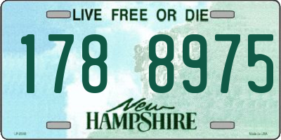 NH license plate 1788975