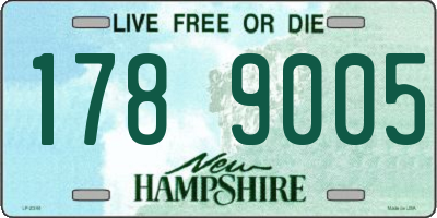 NH license plate 1789005