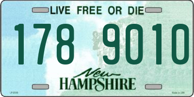 NH license plate 1789010