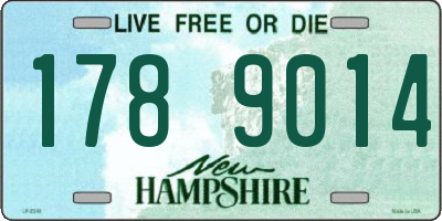 NH license plate 1789014