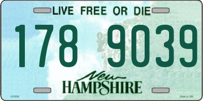 NH license plate 1789039