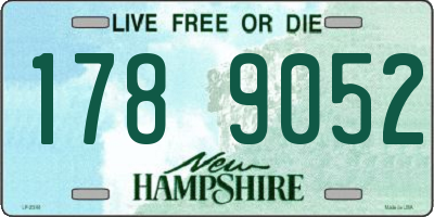 NH license plate 1789052