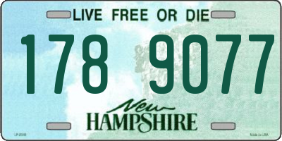 NH license plate 1789077