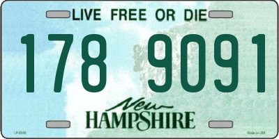 NH license plate 1789091