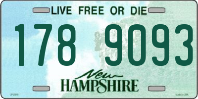 NH license plate 1789093