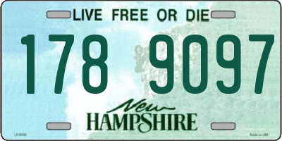 NH license plate 1789097
