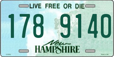 NH license plate 1789140