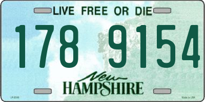 NH license plate 1789154