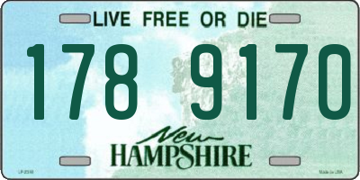 NH license plate 1789170