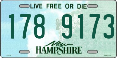 NH license plate 1789173