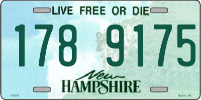 NH license plate 1789175