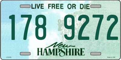 NH license plate 1789272