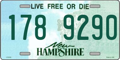NH license plate 1789290