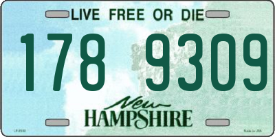 NH license plate 1789309