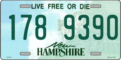 NH license plate 1789390