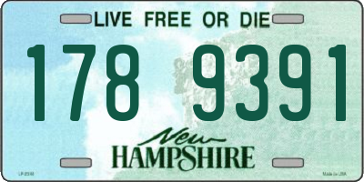 NH license plate 1789391