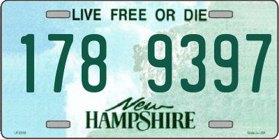 NH license plate 1789397