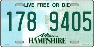 NH license plate 1789405