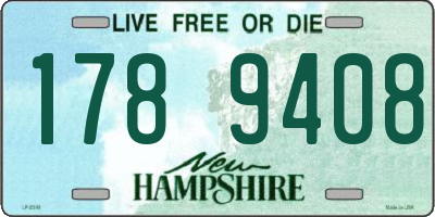 NH license plate 1789408