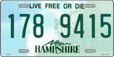NH license plate 1789415
