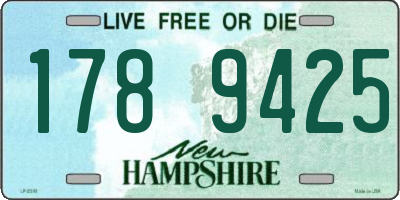 NH license plate 1789425