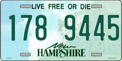 NH license plate 1789445