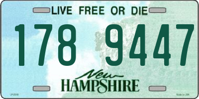 NH license plate 1789447