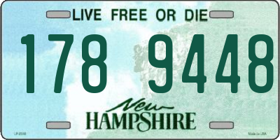 NH license plate 1789448