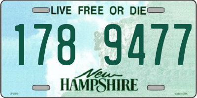 NH license plate 1789477