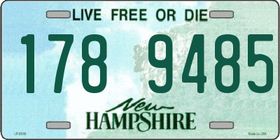 NH license plate 1789485