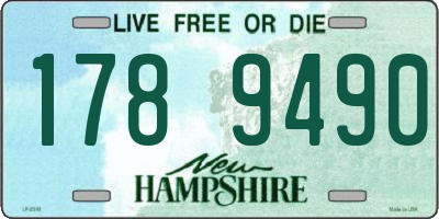 NH license plate 1789490