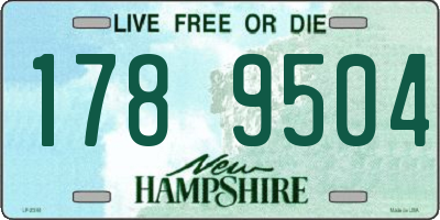 NH license plate 1789504