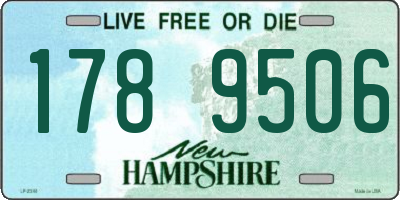 NH license plate 1789506