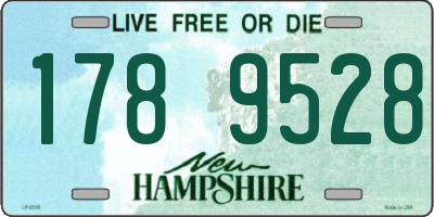 NH license plate 1789528