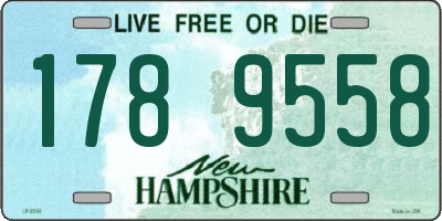 NH license plate 1789558