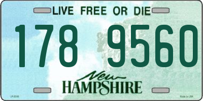 NH license plate 1789560