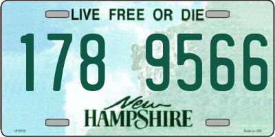 NH license plate 1789566